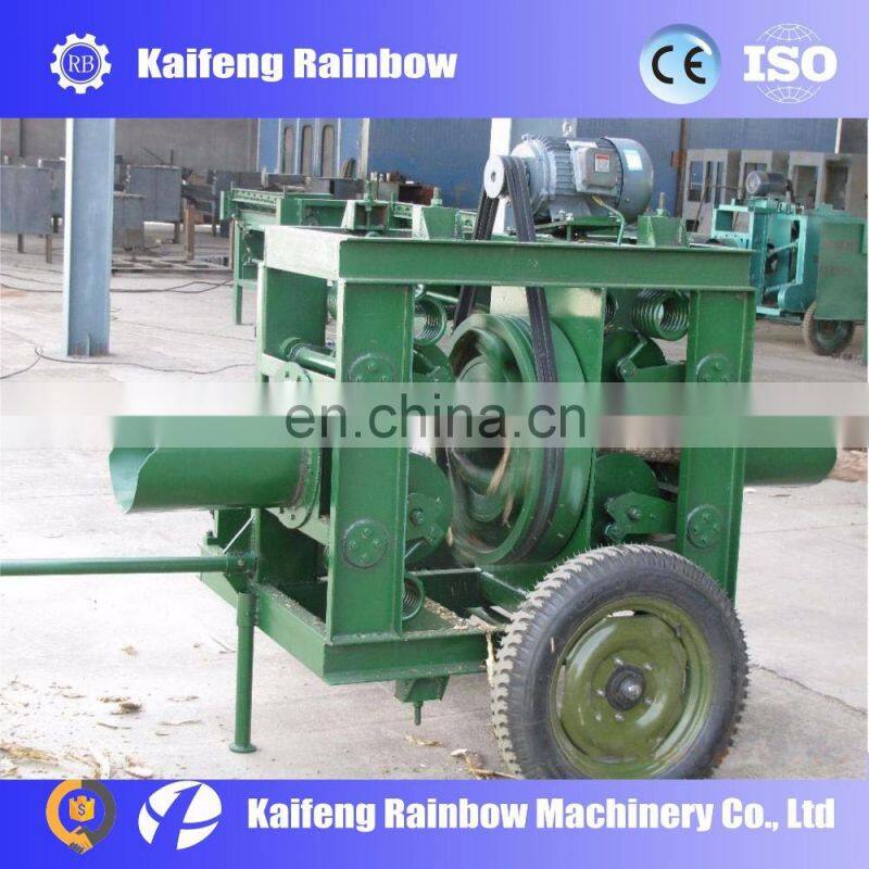 High peeling rate wood veneer debarker for forestry