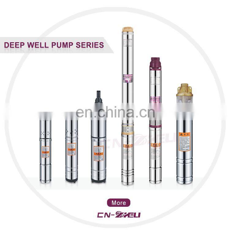 Long distance water supply head 100m waterproof submarine immersible borehole pump for field irrigation