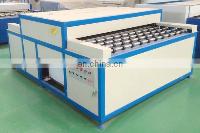 Glass washing machine for construction building use