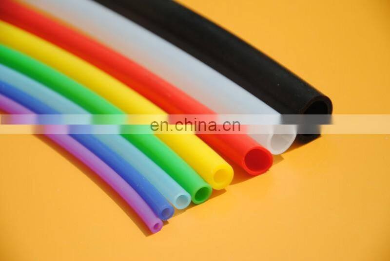 Solid silicone tube