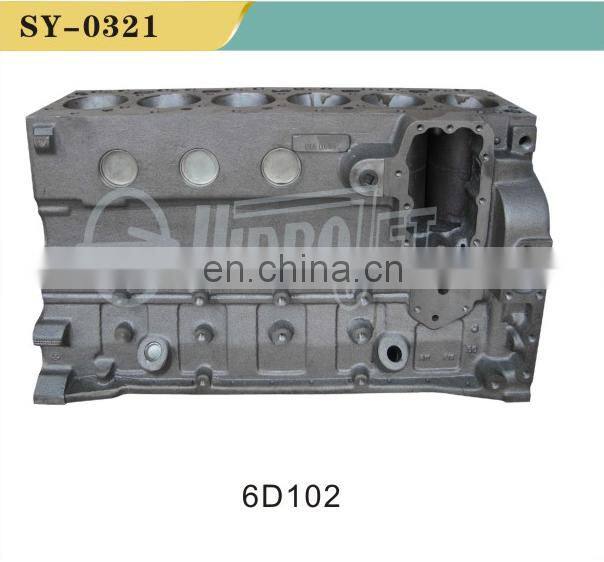 High Quality High Excavator Parts Cylinder Block for S6K Corrosion resistant