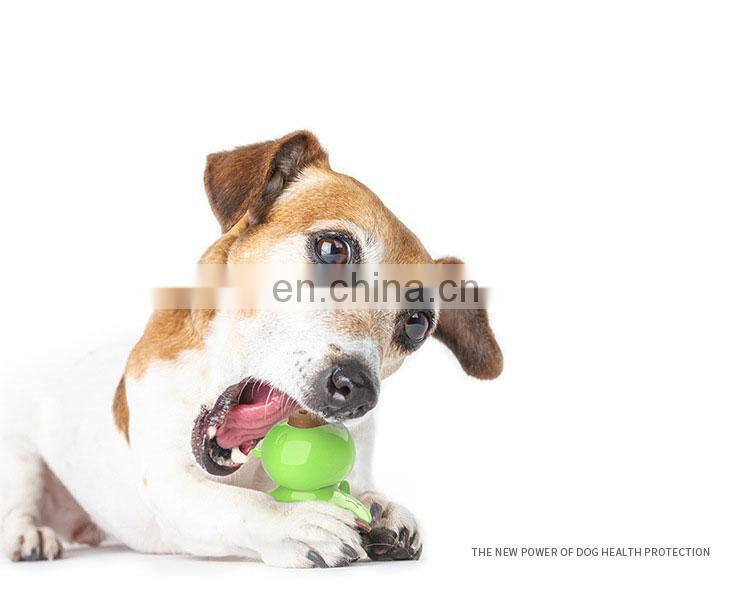 Pet Products Explosion Model Sucker Dog Toy Licking Device Licking Resistant Rubber Plate Molar Cake Puzzle Bite