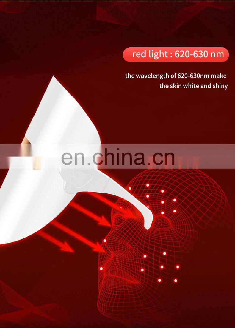 amazon hot sale led light therapy facial skin care mask