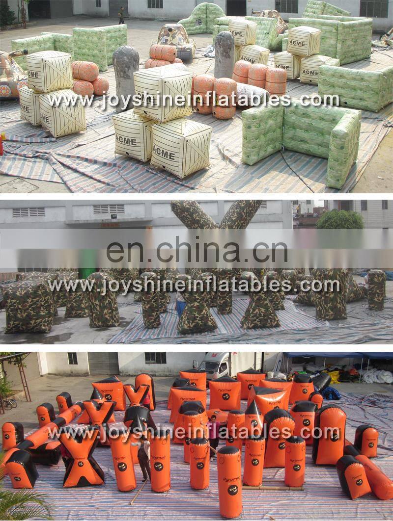 2019 Popular Gun Shooting Game Archery Laser Tag Sports Mini Win Bunker PVC Inflatable Paintball Bunkers
