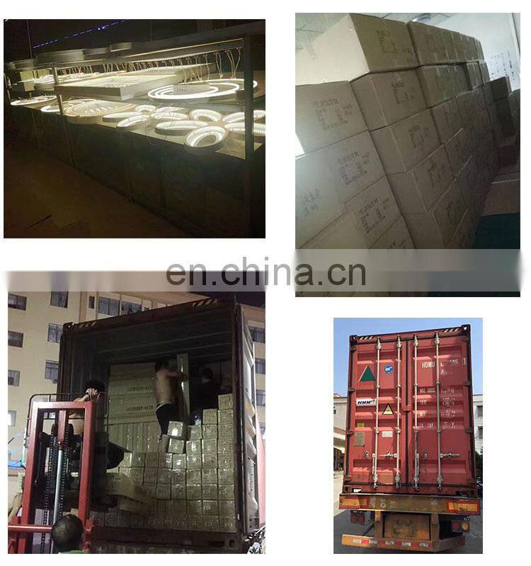 Creative circle stitching chandelier coffee shop pendent light