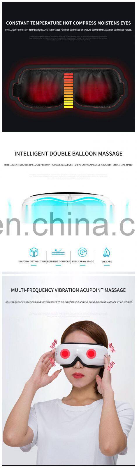 USB Bluetooth Electronic Portable Vibration Smart Eye Massager Heated