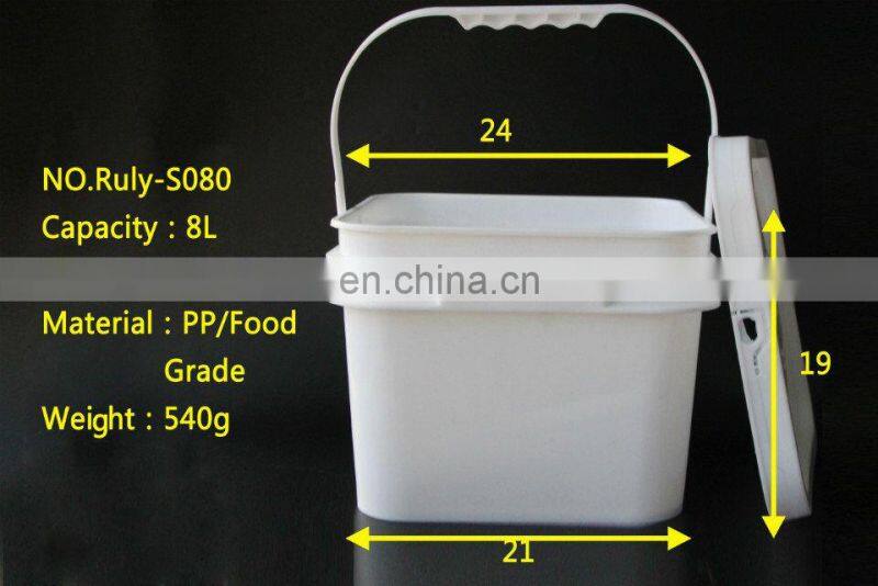 18 L square plastic bucket Tool barrel
