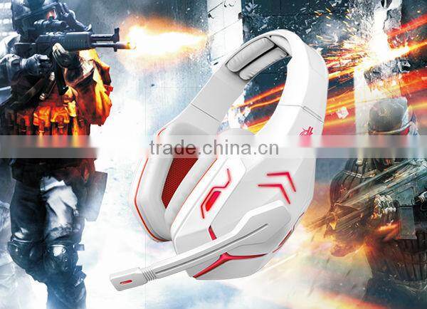 Promotional stereo fancy stereo cheap private mould patent laser glowing gaming headsets