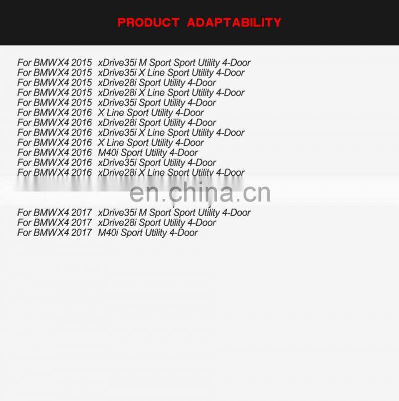 Carbon Fiber X4 Rear Spoiler for BMW X4 F26 SUV xDrive28i xDrive35i 2014-2017