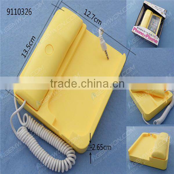 High Quality ! Retro Classic Handset Dock Stand for iPhone 3G 3GS 4 4G 4GS