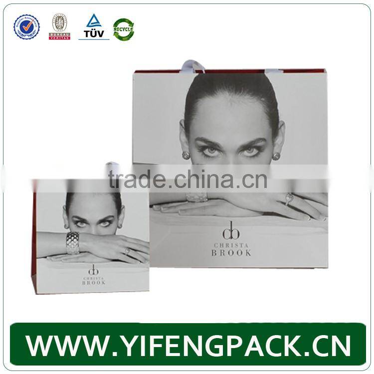 High Quality And Fancy Customized Printed Luxury Paper Shopping Bag, Paper Shopping Bag With Logo Wholesale
