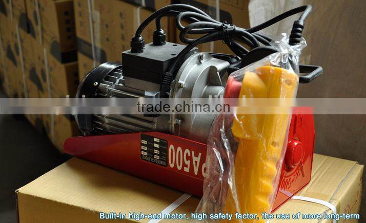 Low Headroom Electric Hoist Electric Wire Rope Hoist PA200