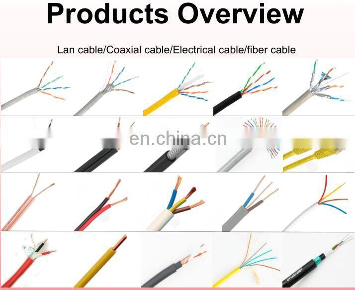customized RG6 cable RG59 coaxial Cables Black/white Color