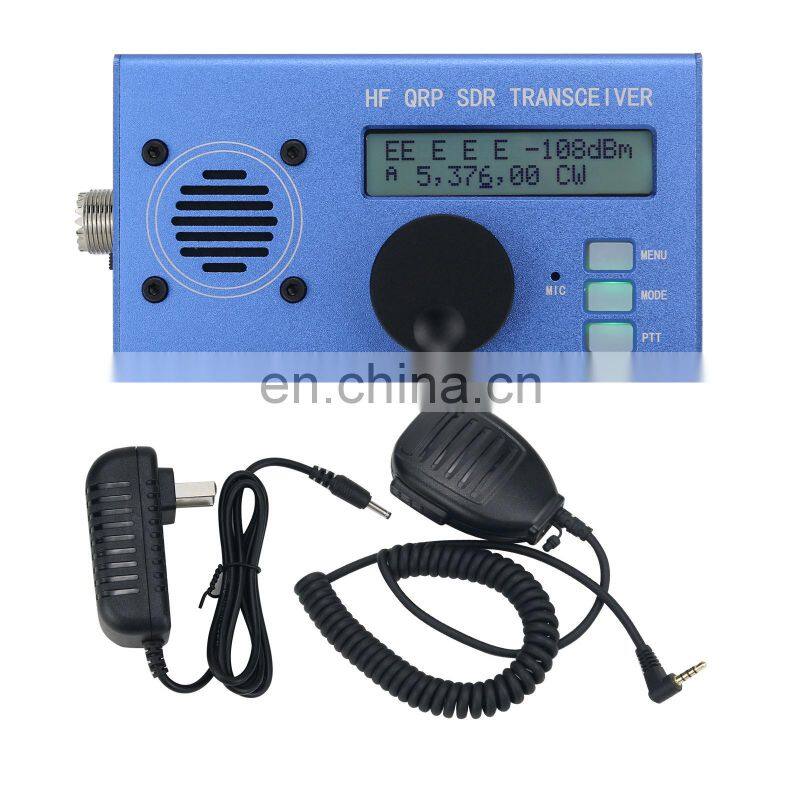 USDX USDR HF QRP SDR Transceiver SSB/CW Transceiver 8-Band 5W DSP SDR Black Shell With Mic
