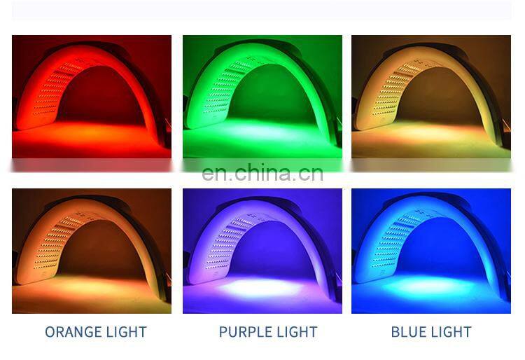 Portable 6 Color LED Light Machine PDT Therapy Facial Rejuvenation Skin Care Beauty Instrument Wrinkle Acne Removal Anti-allergy