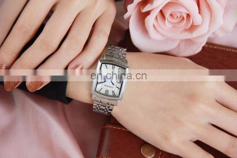 Chenxi 079A Casual Men Women Quartz Wristwatch Chronograph Roman dial Water Resistant Designer Couple Watch Lovers