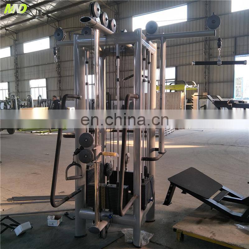 High Quality Home Shandong MND Multi Station Cable Jungle Fitness Equipment Gym Machine Mutli Function Station