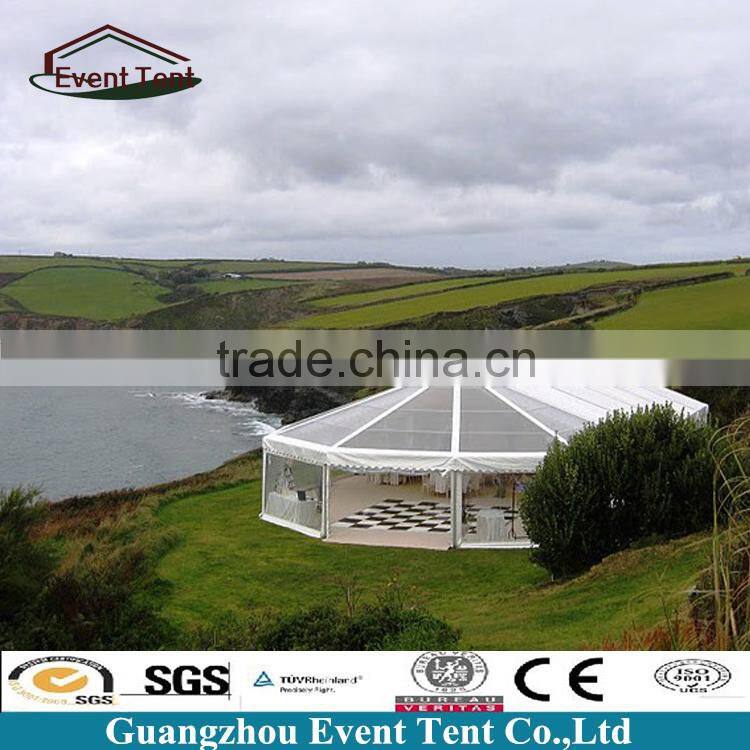 Used snow load glass wall cheap outdoor gazebo tent for temporary building