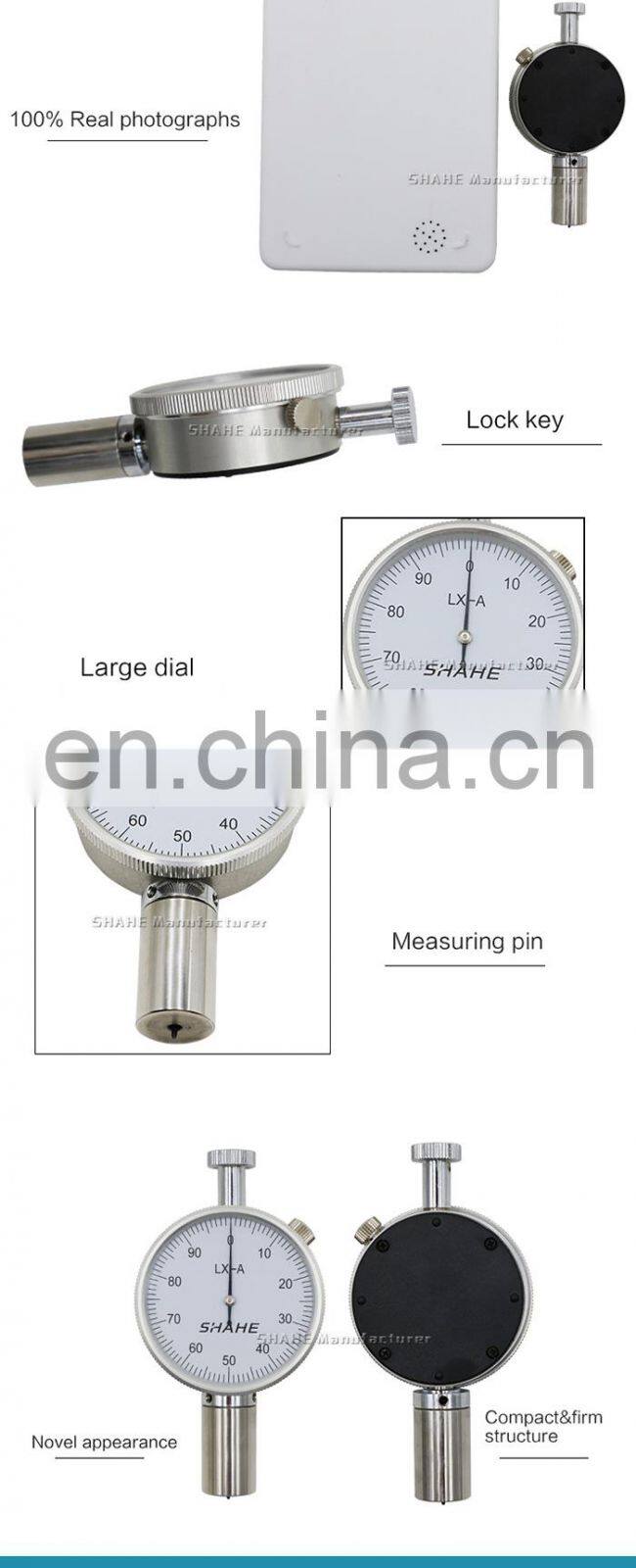 LX-A-1 portable hardness tester shore A durometer Rubber hardness tester shore hardness tester