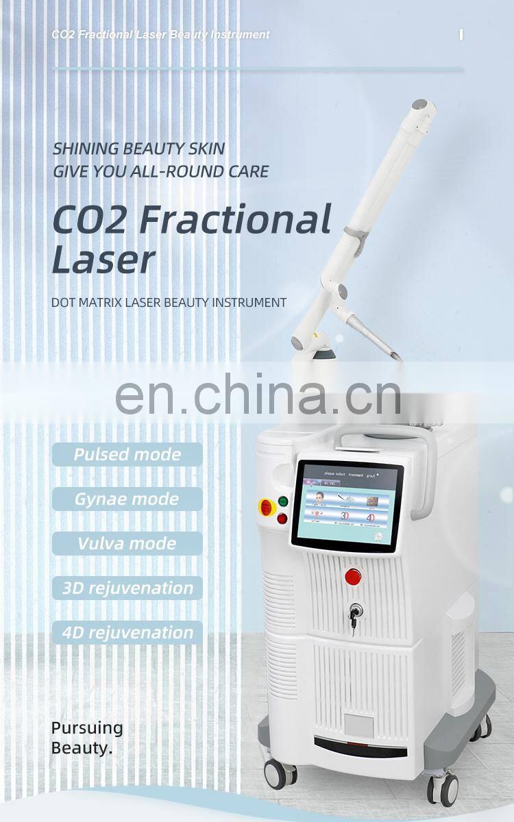 Good fractional co2 fractional laser machine/10 inches co2 vaginal tightening laser for clinic