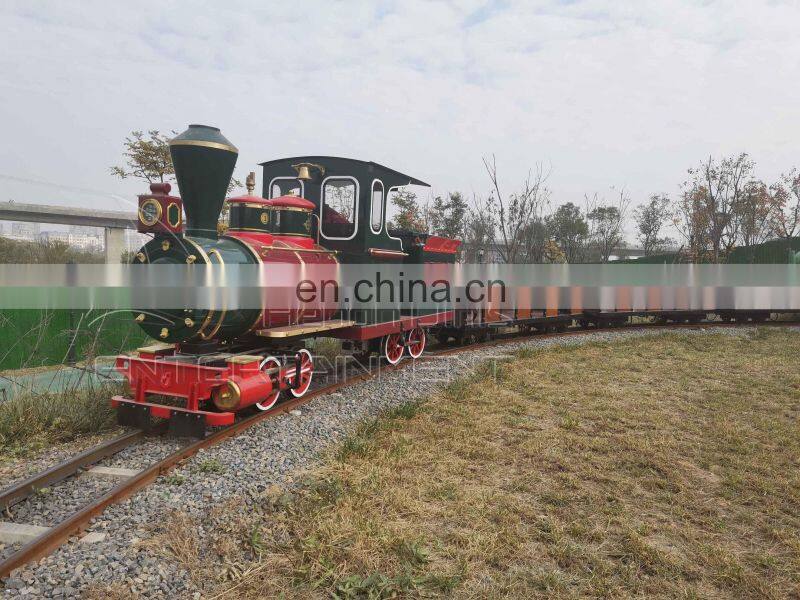 Scenic battery 24 person tourist track train for sale