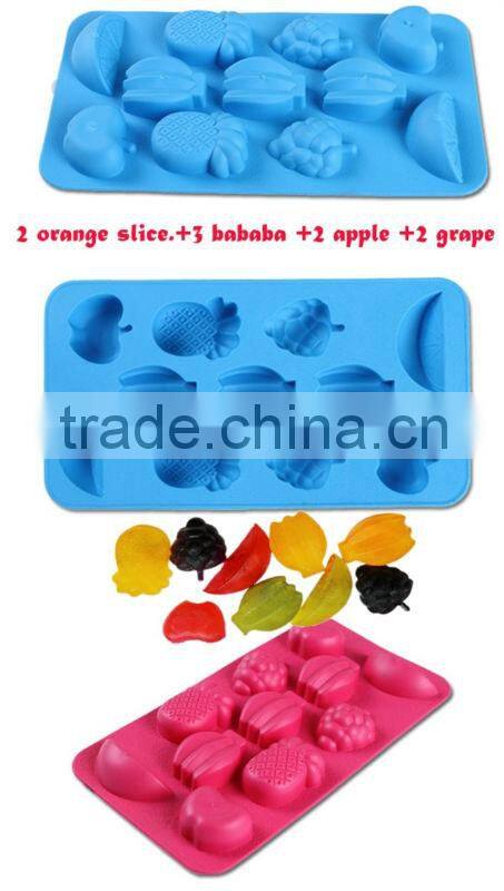 Fruits Shape Ice Freeze Cube Tray