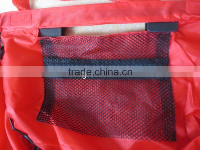 supermarket cart shopping bag carrier with wheel