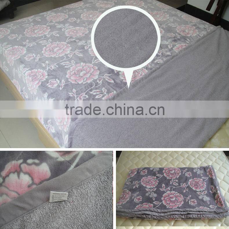 100% polyester warp knitted,thick quilt