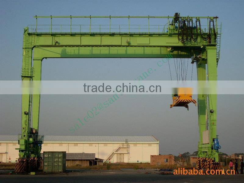 Loading And Unloading 100Ton Railway Station Container Crane