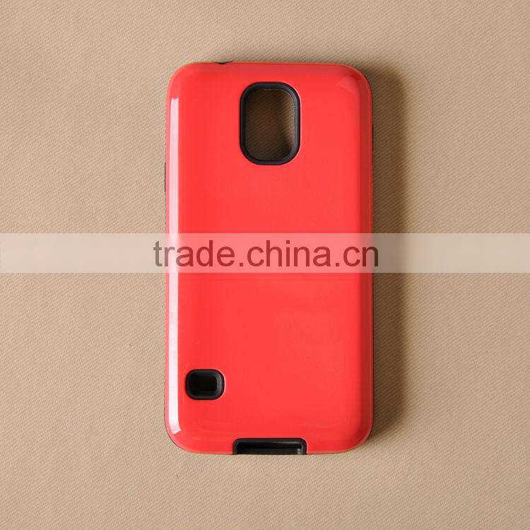 TPU + PC combination slip dustproof cell phone protective shell for samsung s5