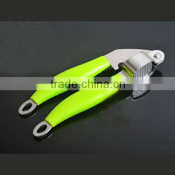 In stock Easy clean New Best ABS+Stainless steel garlic presser Crusher Mincer 175g garlic clove peeler