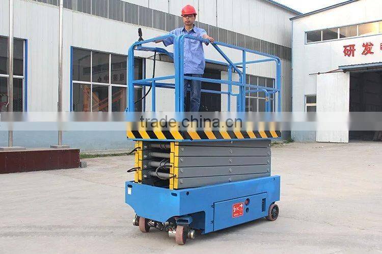 Outdoor and indoor used Self propelled lift platform for sale