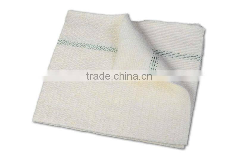 recycled cotton white floor cleaning rags