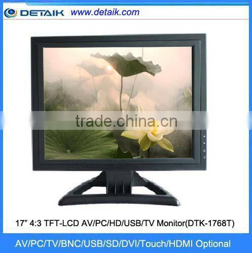 DTK-1768T 17 Inch TFT LCD AV/PC/HD/USB/TV Monitor
