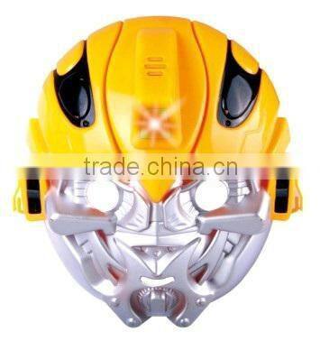 Green eye with masquerade ball mask