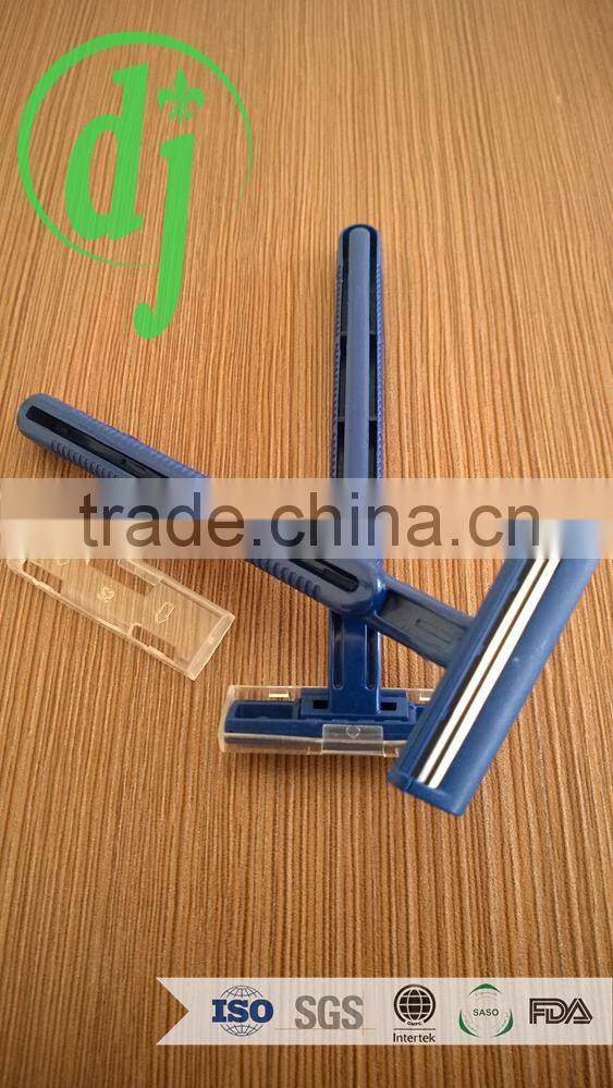 Wholesale Hot Sale shaving brush razor sets is hotel razor shaving set /lubricating strips