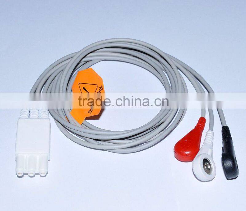 ECG consumables from Unicare AHA Standard M1673A ECG cable 3 leadwires