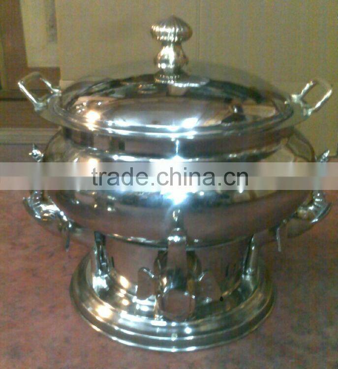 Steel Cheffing Dish, Wedding & Party utensils, food serving dish, hot keeping dish, Catering item, Hotel & Restaurant utensils