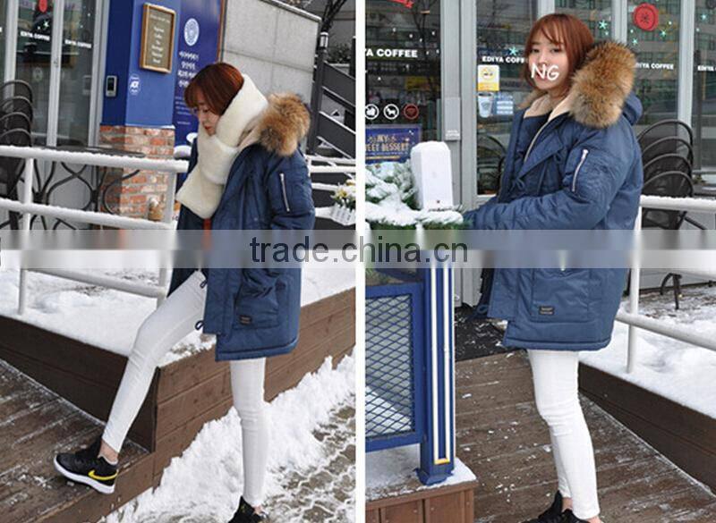 New Winter Warm Plain Woman Neck Warmer White Mink Fur Scarf
