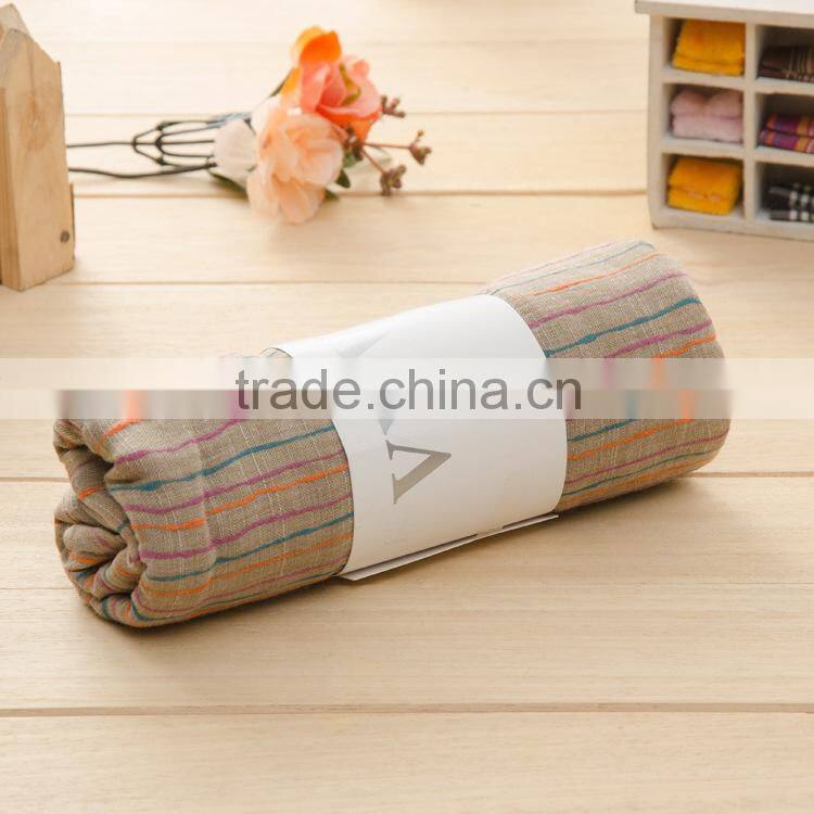 New Style Oversized Viscose Vertical Colorful Striped Scarf