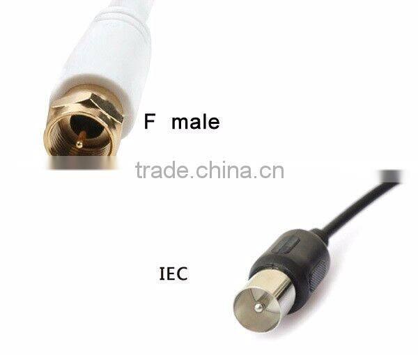 E-comm digital laptop uhf/vhf homemade uhf tv antenna with VHF / UHF DVB-T-Aerial Connector