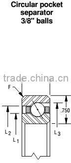 KF040AR0 Reail-silm Thin-section bearings (4x5.5x1.92 in) Robotic arm use