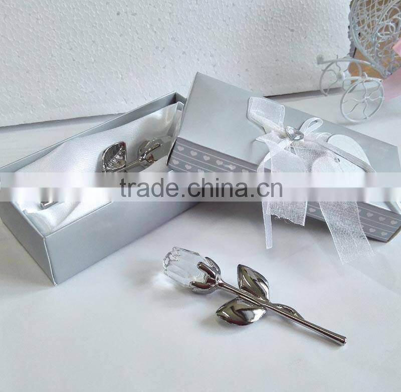 Crystal Indian wedding decorations Choice Rose decoration Bridal Shower Party Return Gifts for Guest