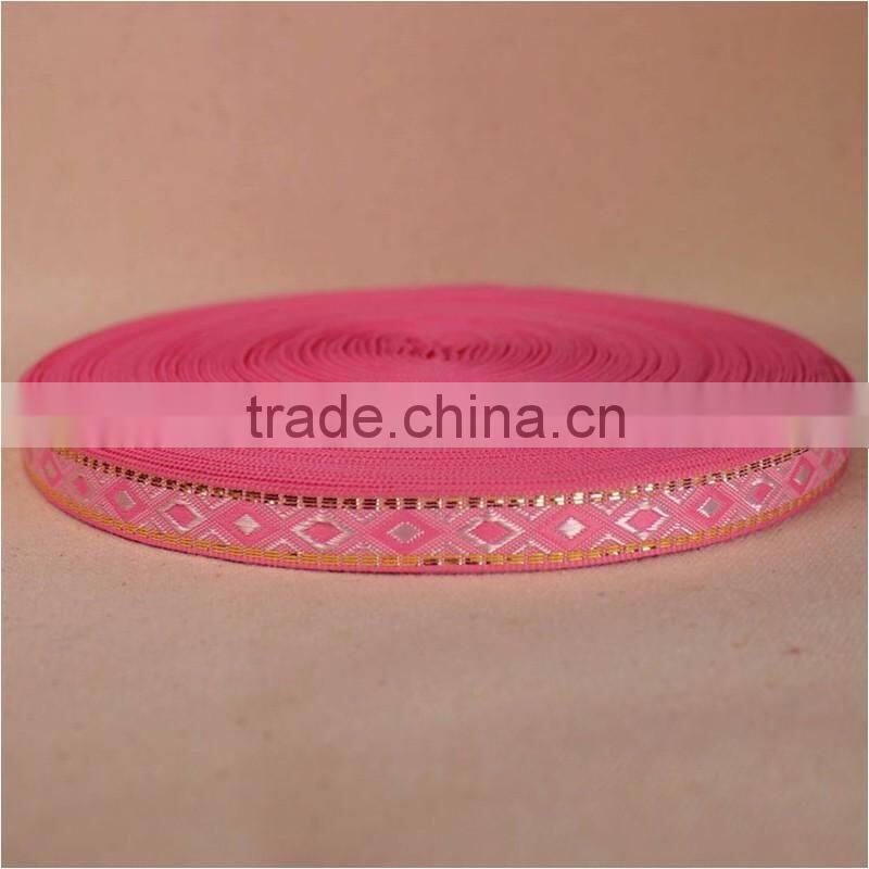 Customized colourful mediterranean style rustic fancy DIY decoration polyester ribbon rolls