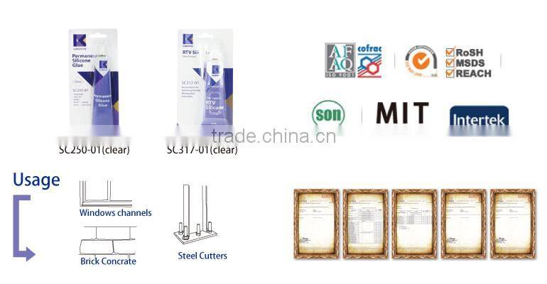 KRONYO RTV glass silicone adhesive gasket maker z19