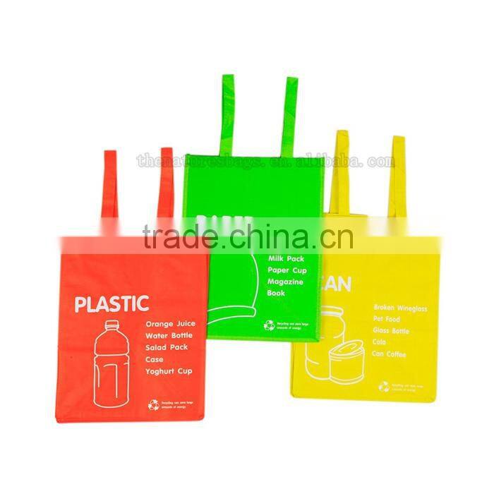 Hot Sales Woven Trash Folding Garbage Plastic Thick Bag Holder