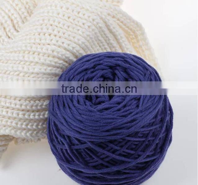 Thick Fashionable scarf fancy knitting yarns