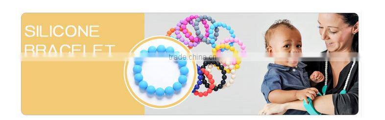 for mother to wear Silicone Chew Bead Bracelet