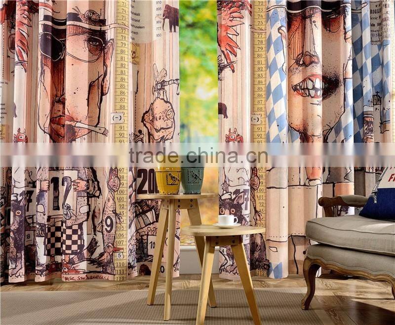 Factory Price Printed Curtain Fabric