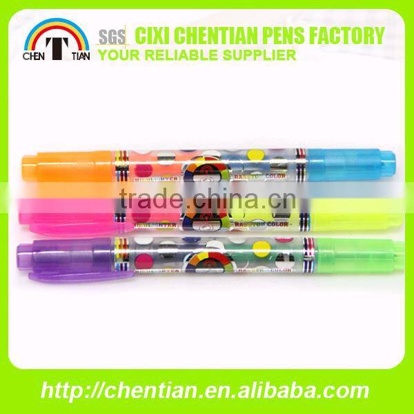 China Wholesale High Quality Multi Color Ball Pen With Highlighter